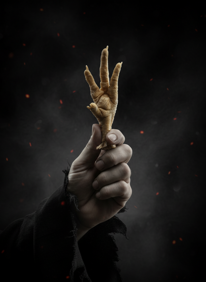 CorpseCo freeze-dried raw chicken feet
